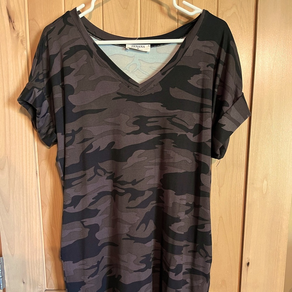 Camo Dress, Zenana Brand